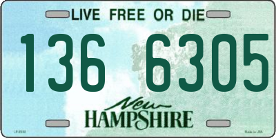 NH license plate 1366305
