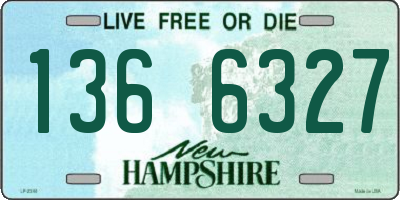 NH license plate 1366327
