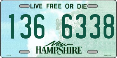 NH license plate 1366338