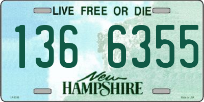 NH license plate 1366355