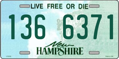 NH license plate 1366371