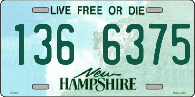 NH license plate 1366375