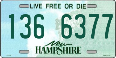 NH license plate 1366377