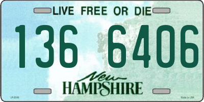 NH license plate 1366406