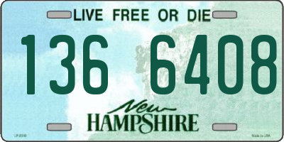 NH license plate 1366408