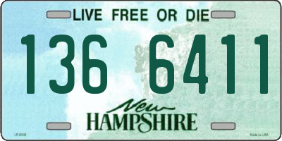 NH license plate 1366411