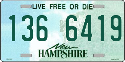 NH license plate 1366419