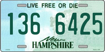 NH license plate 1366425
