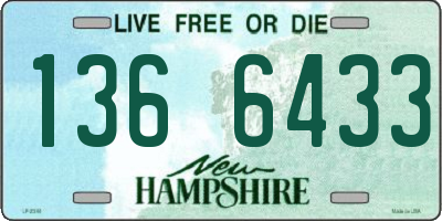 NH license plate 1366433