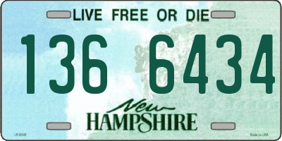 NH license plate 1366434