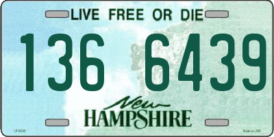 NH license plate 1366439
