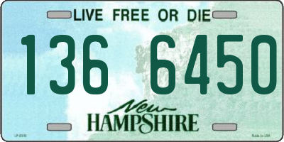 NH license plate 1366450