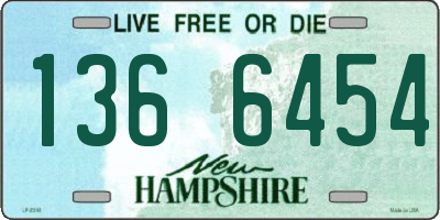 NH license plate 1366454