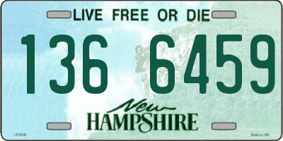 NH license plate 1366459