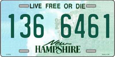 NH license plate 1366461