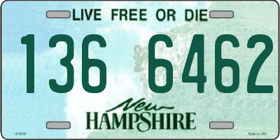 NH license plate 1366462