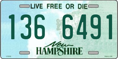 NH license plate 1366491
