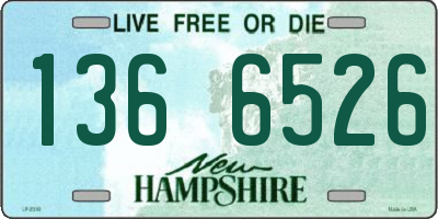 NH license plate 1366526
