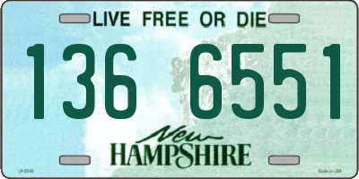 NH license plate 1366551