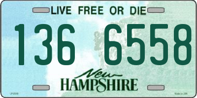 NH license plate 1366558
