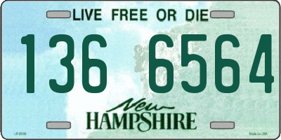 NH license plate 1366564