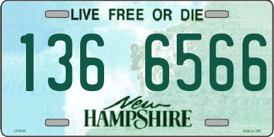 NH license plate 1366566