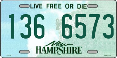 NH license plate 1366573