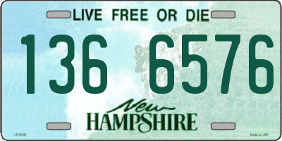 NH license plate 1366576