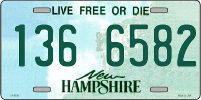 NH license plate 1366582