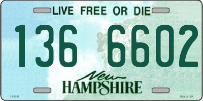 NH license plate 1366602