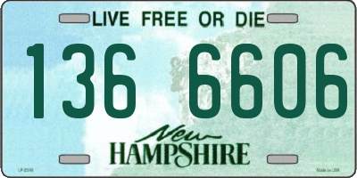 NH license plate 1366606