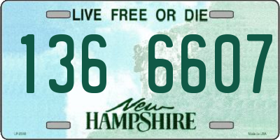 NH license plate 1366607
