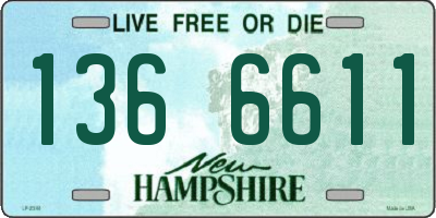 NH license plate 1366611