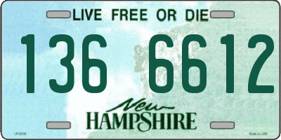 NH license plate 1366612