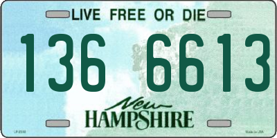 NH license plate 1366613