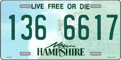 NH license plate 1366617