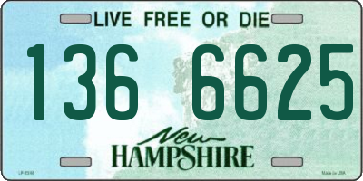 NH license plate 1366625