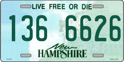 NH license plate 1366626