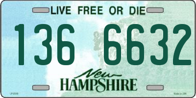 NH license plate 1366632