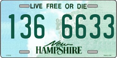 NH license plate 1366633
