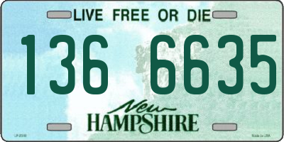 NH license plate 1366635