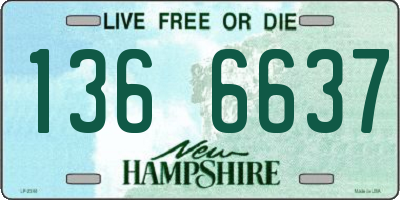 NH license plate 1366637