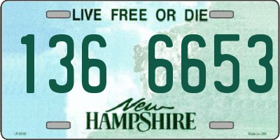 NH license plate 1366653