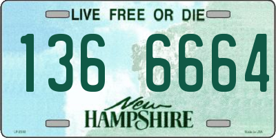 NH license plate 1366664
