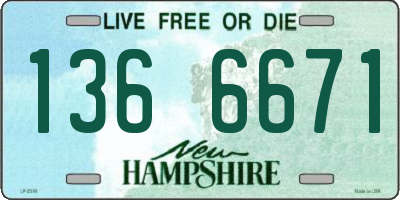 NH license plate 1366671