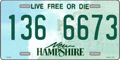 NH license plate 1366673