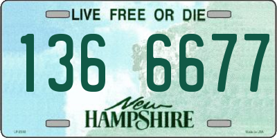 NH license plate 1366677
