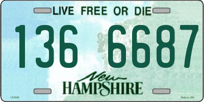 NH license plate 1366687