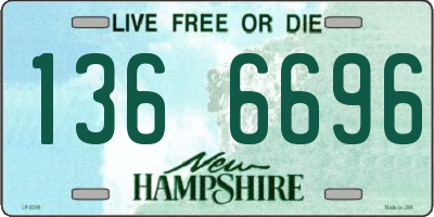 NH license plate 1366696