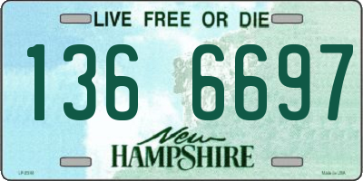 NH license plate 1366697
